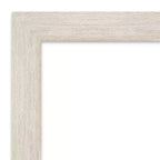 Specchio a figura intera 19" x 53" con cornice in legno massello, colore bianco: da appendere alla porta, da corpo, nessun montaggio richiesto