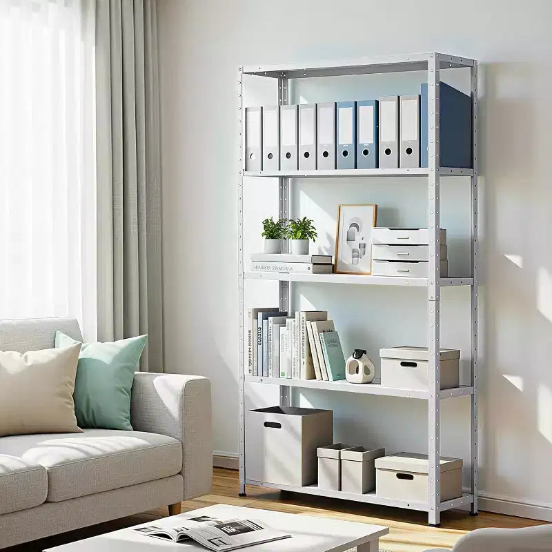 5-Tier Heavy Duty Metal Shelving Unit, Adjustable Garage Storage Rack, 36x12x68 for Kitchen, Pantry, Basement, Laundry