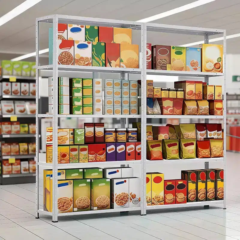 5-Tier Heavy Duty Metal Shelving Unit, Adjustable Garage Storage Rack, 36x12x68 for Kitchen, Pantry, Basement, Laundry