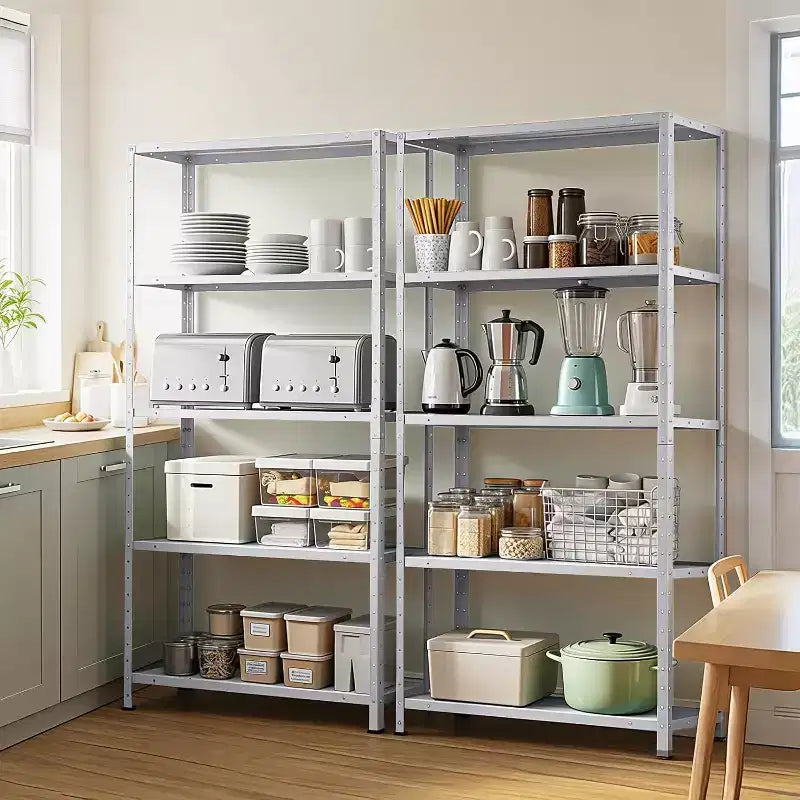 5-Tier Heavy Duty Metal Shelving Unit, Adjustable Garage Storage Rack, 36x12x68 for Kitchen, Pantry, Basement, Laundry