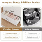 Cassettiera a 5 cassetti da fattoria per camera da letto, cassettiera alta 45,2 pollici, cassetto verticale con contenitore autoportante, cassettone in legno per camera da letto