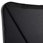 Specchio da parete rettangolare 24x38 nero e ottone