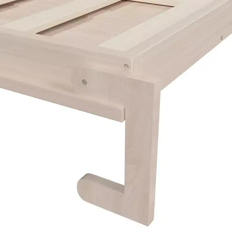 Queen Size Murphy Bed, Wooden Queen Cabinet Bed Wall Bed with LED Light, Folding Wall Chest Bed with for Guest Room, Beige