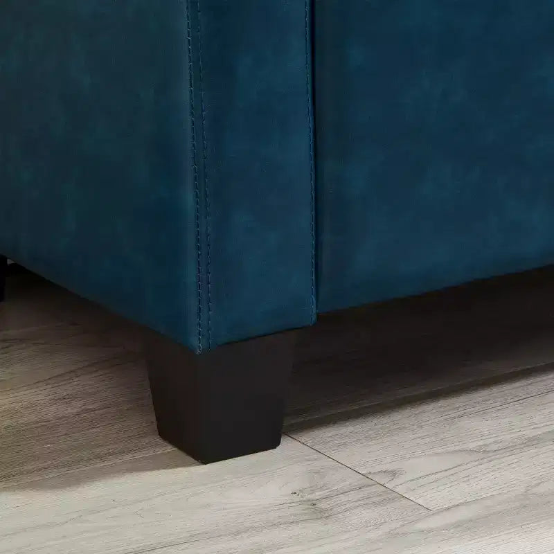 48 Modern PU Leather Storage Bench with Flip-Top, Entryway Bench with Storage for Living Room, Bedroom, or Entryway