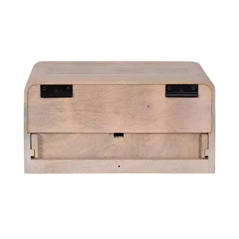 Floating Side Table, 18x10x9, White