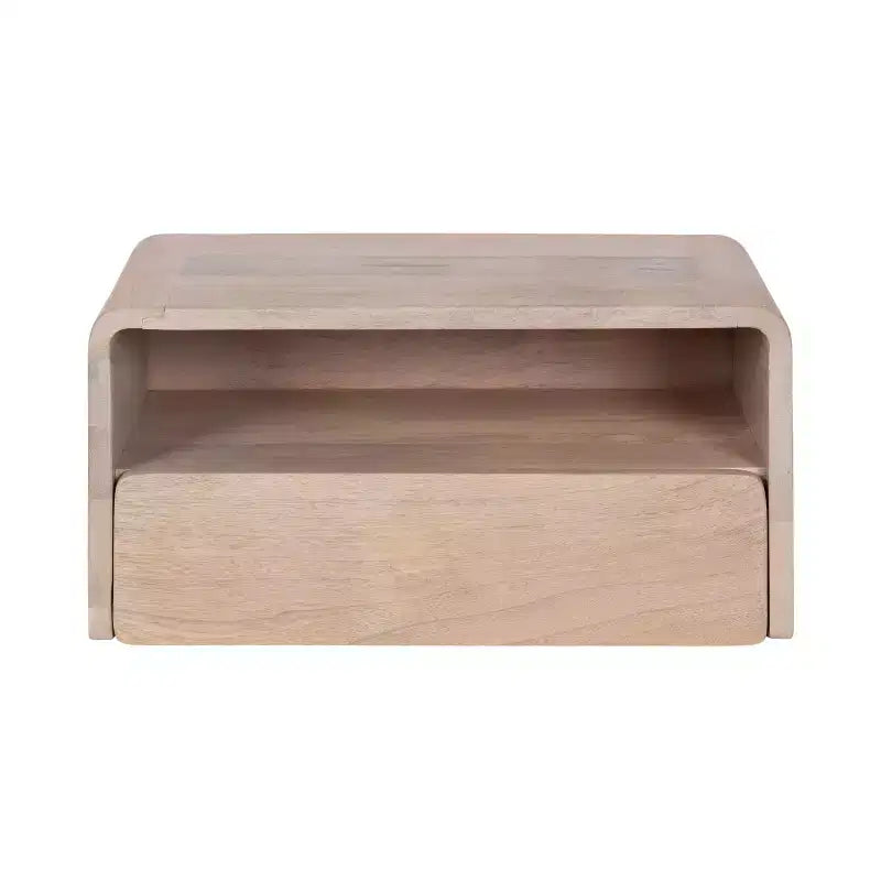 Floating Side Table, 18x10x9, White