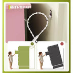Comodino a 5 cassetti con stazione di ricarica e luci LED, cassettiera alta in legno per camera da letto, soggiorno, corridoio, mobiletto stretto salvaspazio