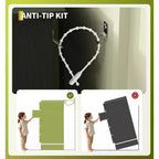 Comodino a 5 cassetti con stazione di ricarica e luci LED, cassettiera alta in legno per camera da letto, soggiorno, corridoio, mobiletto stretto salvaspazio