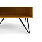 Comodino industriale da 50 cm in rovere
