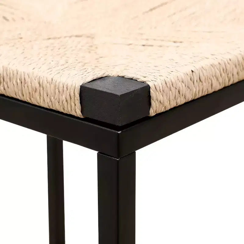 Modern 2 Piece Metal Bar Stools