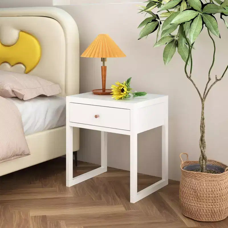 Nightstand Drawer Storage Round/Cylinder