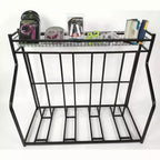 Portabiciclette da garage, Portabici, Supporto per 4 biciclette, Portabiciclette per interni, Stazione di stoccaggio attrezzatura sportiva