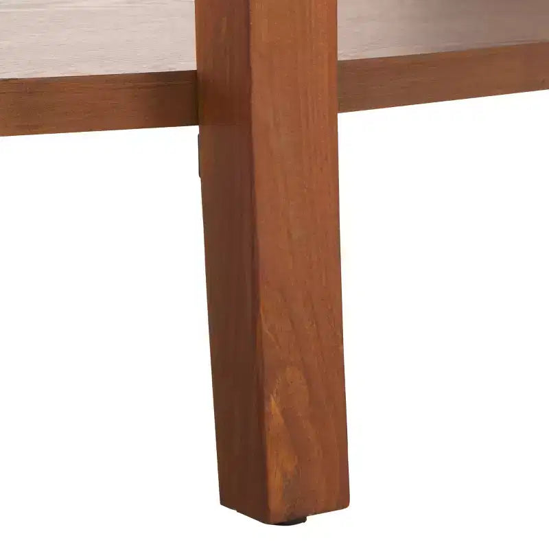 Half Moon Console Table with Open Shelf, Cabriole Legs, Classic French Style, Off-White
