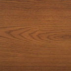 Consolle a mezzaluna con ripiano aperto, gambe cabriole, stile classico francese, bianco sporco