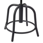 Sgabello girevole regolabile in altezza 18-24 con accenti