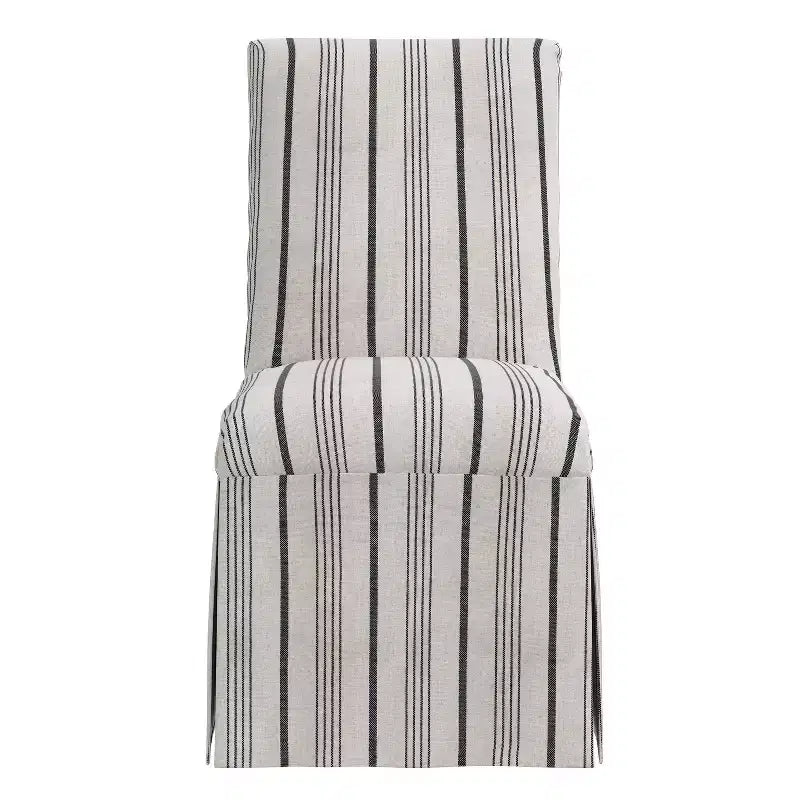 Slipcover Armless Dining Chair, Upholstered