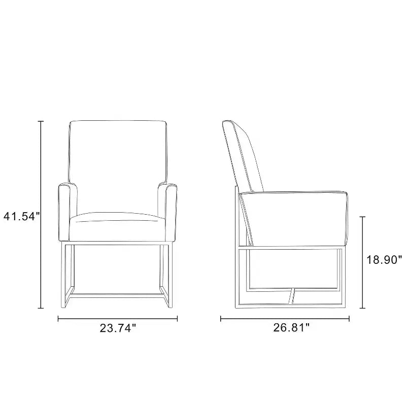 Set of 8 Element Dining Chairs