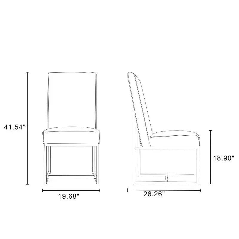 Set of 8 Element Dining Chairs