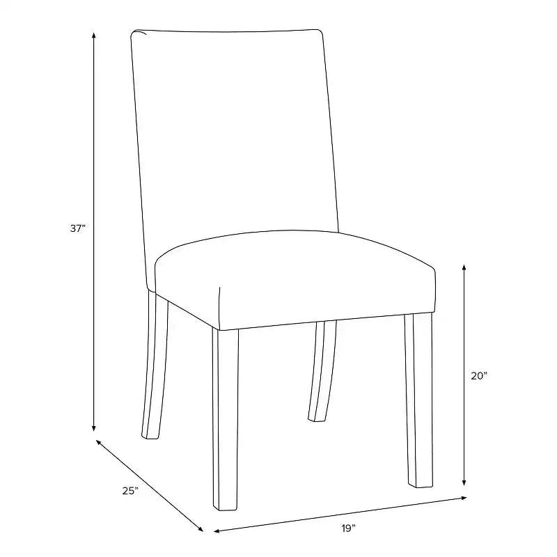 Upholstered Dining Chair with Animal Theme, Barrel Back, Rubberwood Legs, Linen Cotton Fabric
