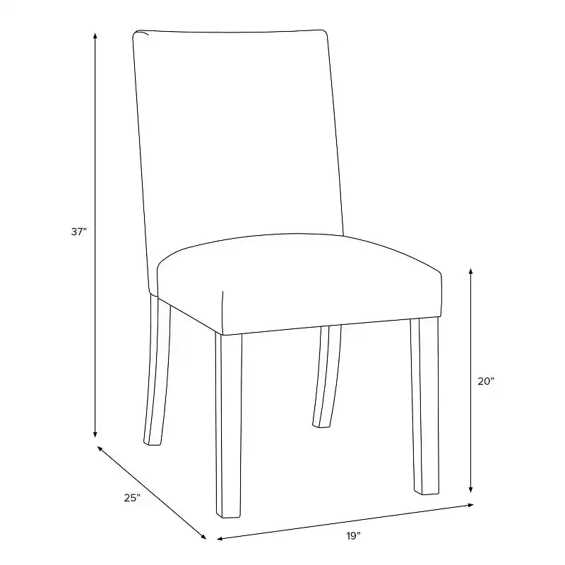 Upholstered Dining Chair with Animal Theme, Barrel Back, Rubberwood Legs, Linen Cotton Fabric
