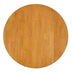 Tavolo da Pranzo Rotondo Pieghevole con Ante a Goccia, Posti a Sedere 2-4, Impiallacciato in Legno, Finitura Noce, 89 cm