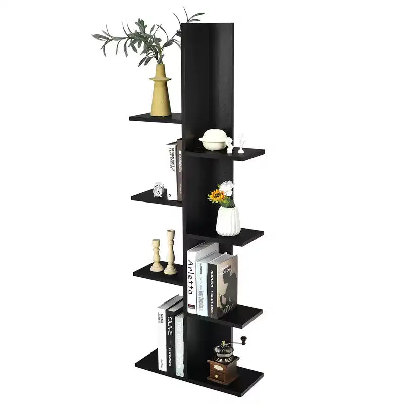 8-shelf Bookcase Freestanding Tree shelf Display Storage Stand Black\White